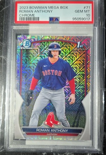 2023 Bowman - Chrome Prospects Roman Anthony #BCP-71 Mojo Refractor (RC)