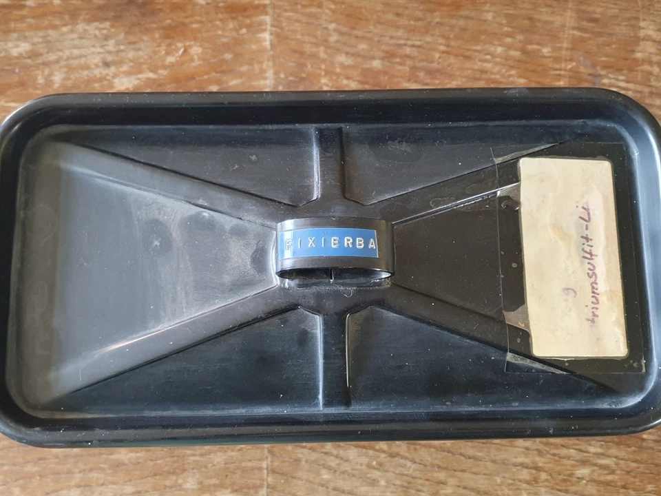 2x Planfilm ENTWICKLUNGSTANK, FIXIERBAD, STOPBAD Plan Negative Developing Tank. - Bild 4 von 4