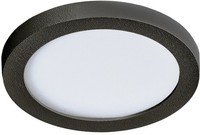 1X6W/Led Downlight Einbauleuchte 500Lm IP44 Czarny Nowoczesny