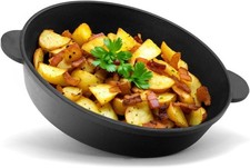 Gusseisen Schmorpfanne 28 cm BRIZOLL Pfanne Servierpfanne Bratpfanne Kasserolle