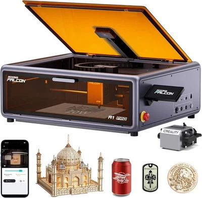 Creality Falcon A1 Pro 20W Enclosed Laser Graviermaschine mit Air Assist Cutter