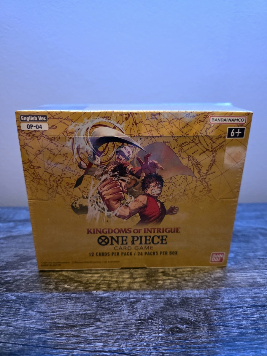 one piece tcg kingdoms of intrigue booster box Amazon.com: BANDAI NAMCO Entertainment One Piece Trading Card Game  Awakening of the New Era Booster Box OP-05 [ENGLISH, 24 Packs] : Toys &  Games main image 0