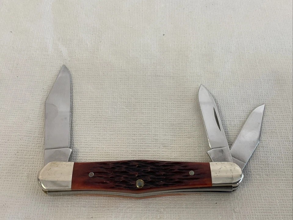 Case Brothers Knife 2004 Whittler 6383 WH SS Chestnut Bone Excellent - Image 3 of 4