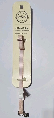 Bond & Co. Cat Breakaway Collar 8-12 In (20-30cm) Pink New