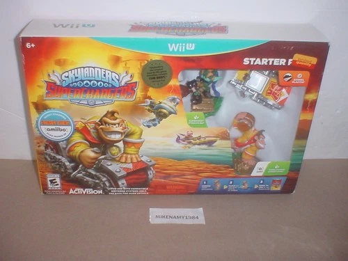 Wii U Skylanders Supercharger Starter Pack set w/ DONKEY KONG Amiibo bonus