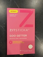 ZitSticka Goo Getter Hydrocolloid Acne Patches 36 Count New Sealed