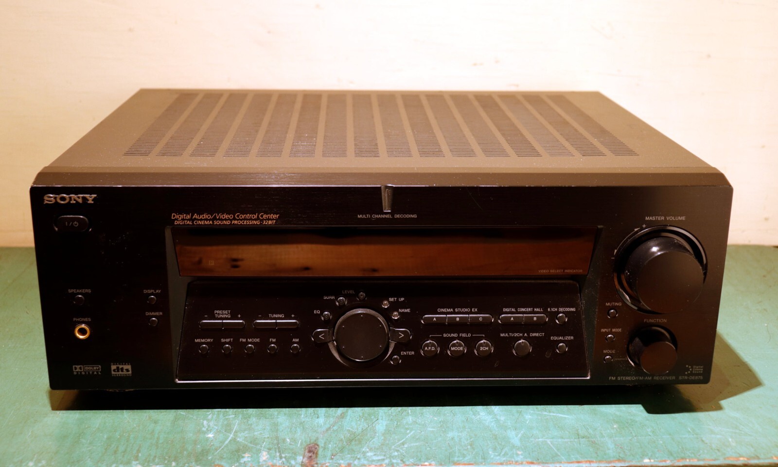 Sony STRDE875 FM AM Stereo AV Receiver PARTIALLY TESTED eBay