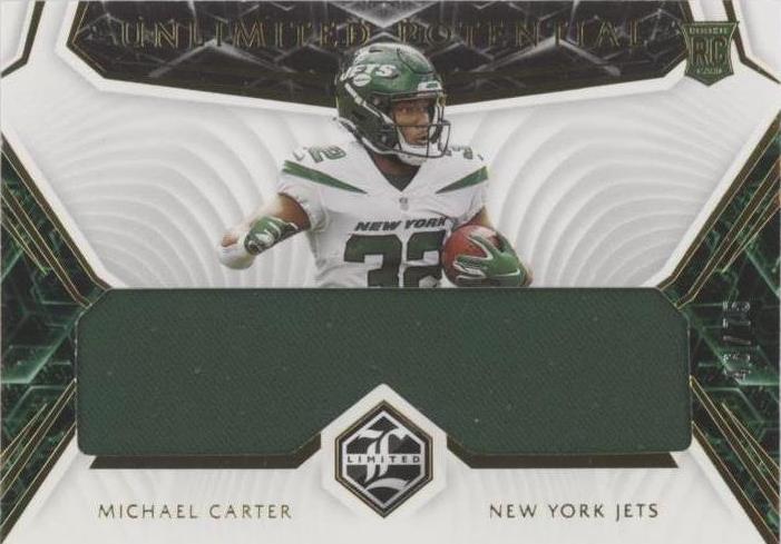 2021 Panini Limited Michael Carter #UP-MC - 1 of 2