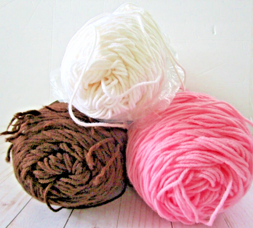 Lote/paquete surtido de hilos CARON de una libra (paquete de 3) Foto 3 de 4