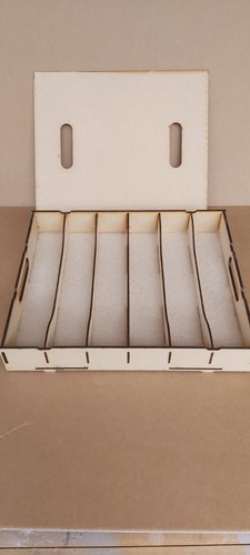Laser Cut OO Gauge Model Railway Storage & Transportation Box Stackable & Lid - Picture 4 of 11
