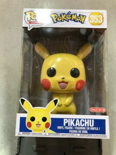 Funko Pop 10 Inch Pikachu 353 Pokemon Target In Hand For Sale Online Ebay