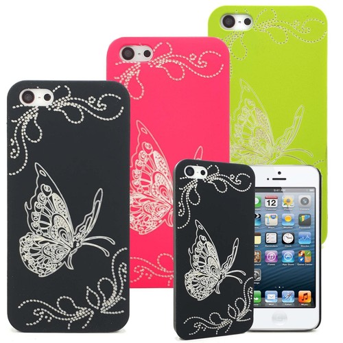 Handy Hülle für Samsung Galaxy Schutz Hülle Back Cover Butterfly Motiv Case - Bild 1 von 7