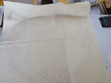 HUGE 43x43 Tri Chem Ready To Paint Liquid Embroidery 2464 Tree Skirt Candle xmas