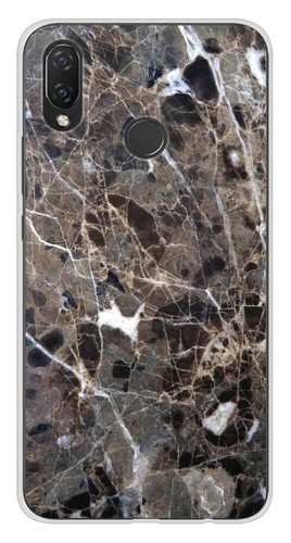 Coque en silicone imprimée compatible Huawei P Smart Plus Marbre - 第 1/3 張圖片