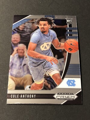 COLE ANTHONY - 2020-21 PANINI PRIZM DRAFT PICKS  BASE RC - UNC #9 Magic 