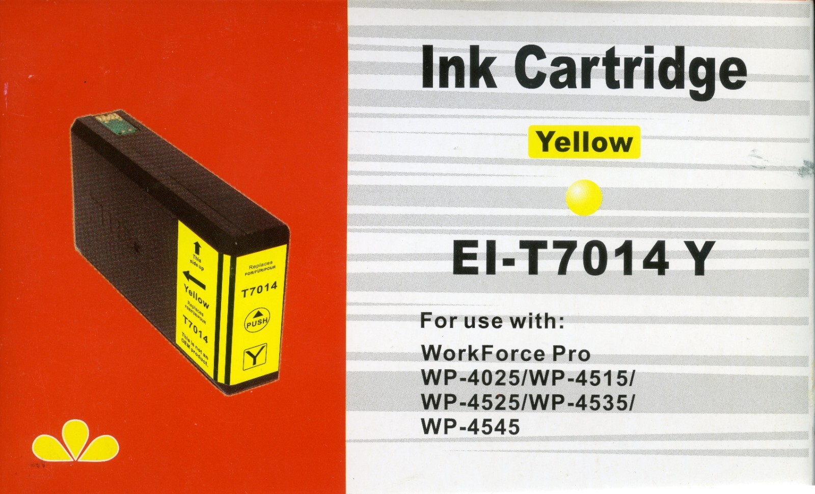 Epson T7014 yellow Cartuccia Compatibil WP-4015DN/4025DW/4515DN4525DNF WF-4535DW