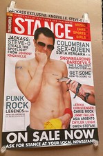 ORIGINAL JACKASS johnny knoxville stance magazine skater poster