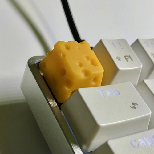 1Pc Cheese Keycap Handmade Resin Keycap For Mechanical Keyboard For Key Esc - Photo 12/12