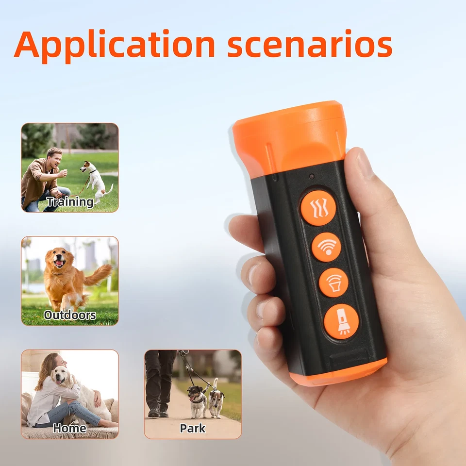 2025 Smart Ultrasonic Dog Trainer – 4X Speaker Anti-Bark Repeller - Image 3 of 4