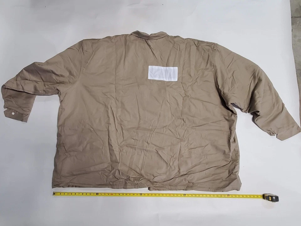 NEW Khaki Cotton Insulated Work Jacket Coat Lined PLUS SIZED 8X 10X 14X HR - Image 2 of 4