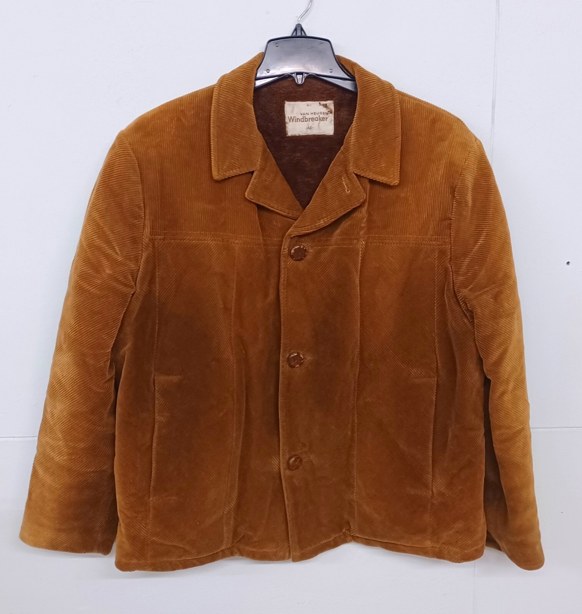 Vintage 70s Corduroy Windbreaker By Van Heusen Shearling Vintage 70s Corduroy Windbreaker By Van Heusen Shearling