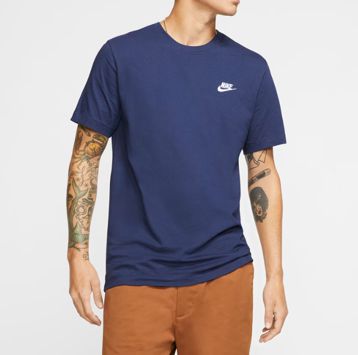 Nike Sportswear Club Men's Vintage Style NSW T-Shirt Size Large