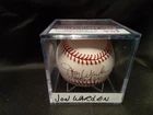 Jon Warden Signed Baseball With JSA COA BB #