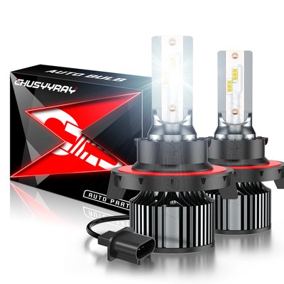 2x 6500K 9008/H13 LED Headlight Hi-Lo Beam Bulb For Ford Mustang 2005-2012