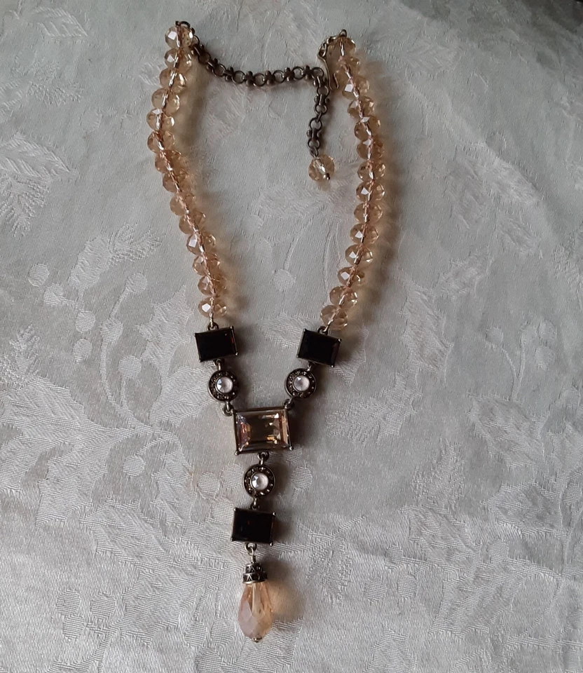 BRILLANTE Y RARO JUEGO DE 6 PIEZAS TOPACIO CORTE ESMERALDA HEIDI DAUS **NUEVO EN CAJAS Foto 2 de 4