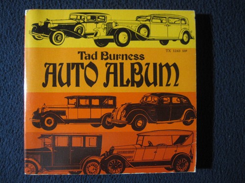 Tad Burness Auto Album [Paperback] Burness, Tad - Picture 1 of 5