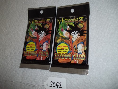 Dragon Ball Z Trading Cards 2 Pack's (ArtBox 1996 Series 1) Factory ALL Sealed - Picture 3 of 8