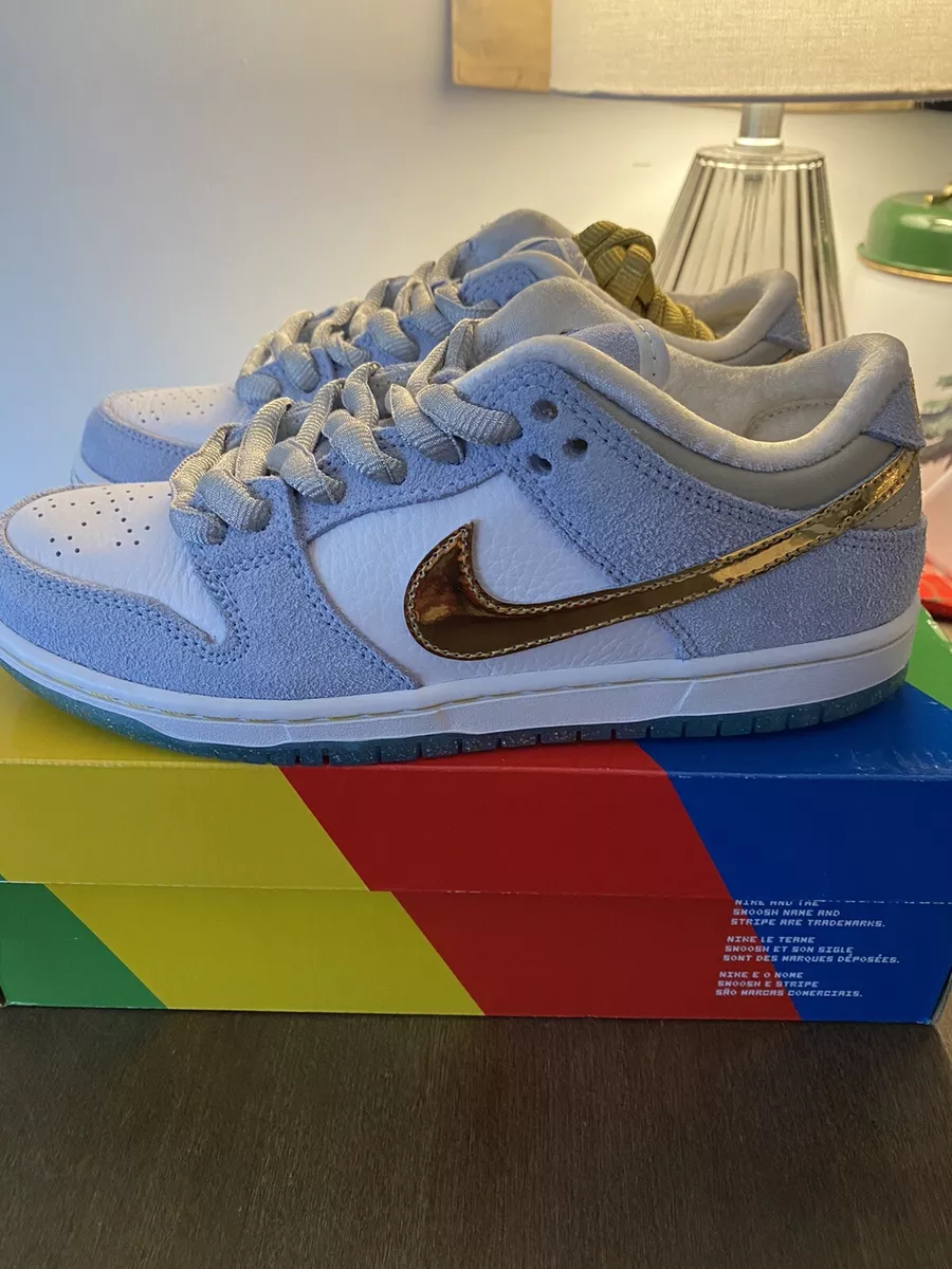 Nike SB Dunk Low Pro QS Sean Cliver Men Size 5.5/Women 7, DC9935-100