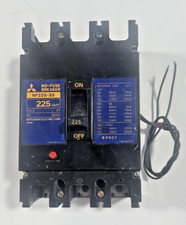 Mitsubishi NF225-SS No-Fuse Breaker 225A 3P 660V NF225SS SHUNT TRIP 380-450VAC