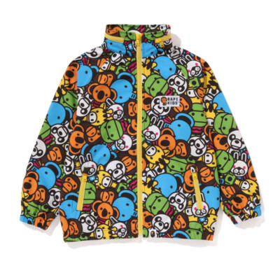 ジャケット・ブルゾン APE ALL BABY MILO MULTI LIGHT JACKET 130 APE ALL BABY MILO MULTI LIGHT JACKET 130