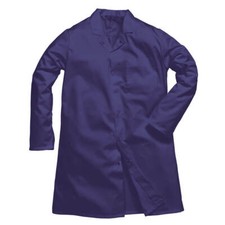 Portwest Mens Single Pocket Food Coat Navy L