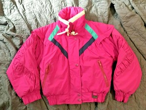 hot pink ski jacket