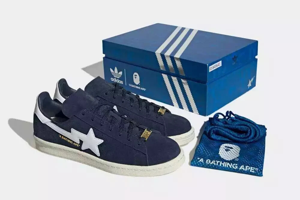 BAPE × adidas Campus 80