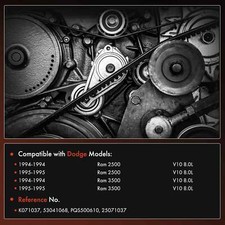 EPDM Serpentine Belt 7PK2235 Fit 00-03 Dodge Dakota Ram 1500 Ram - Foto 7