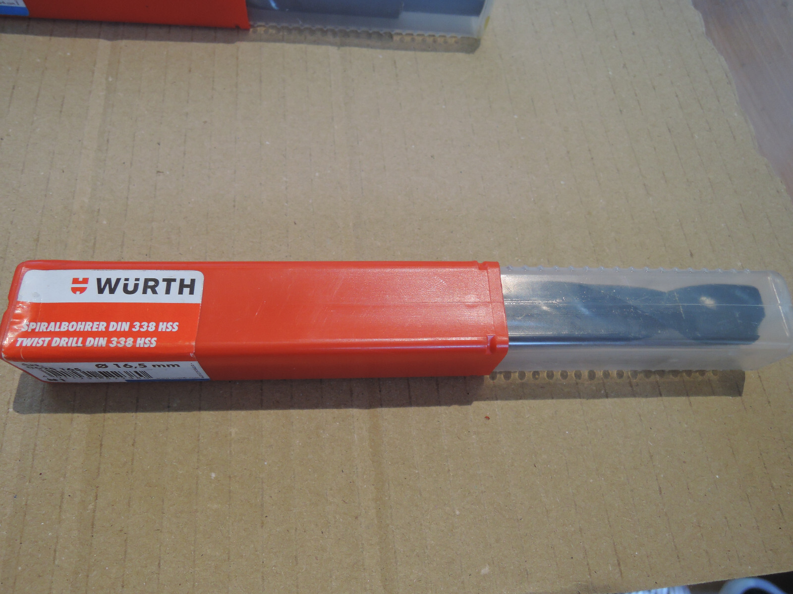 Foret métal 16.5 HSS DIN 338 WÜRTH foret hélicoïdal pour acier