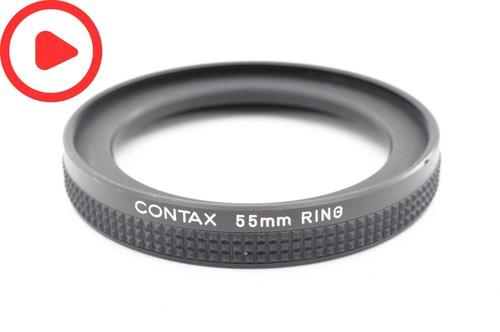 Anello adattatore originale Contax 55 mm per cappuccio in metallo n.3/4 vinta...