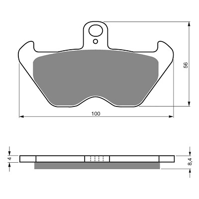 Gold Fren Brake Pads GF117S3 BMW K100/K1100/K1200/R100/R1100/R1150/R1200/R80