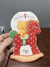 Vintage American Greetings Birthday Card Unused No Envelope 1982 Prototype First