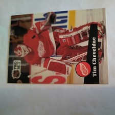 1991-92 Pro Set - French #57 Tim Cheveldae
