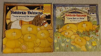 Forever Friends ''Twice around the Moon'' & ''Come Rain or Shine'' books by D Jones