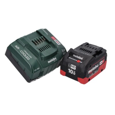 Metabo 18 V Basis Set 1x Akku 10,0 Ah LIHD + ASC 145 Ladegerät CAS System