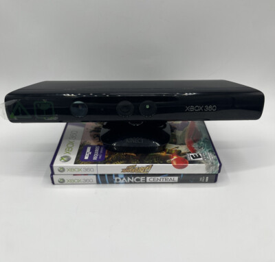 OEM Microsoft XBOX 360 Kinect Sensor Bar Model 1414 (TESTED) With 2 Games