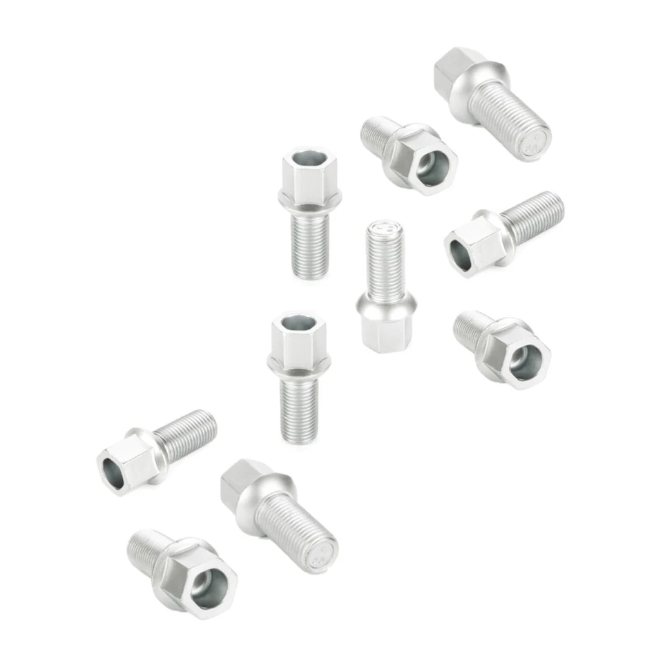 10X Écrous De Roue Boule M14X1,5X27 Pour AUDI 100 200 A6 V8 ALLROAD WHT002437 - Photo 2/4