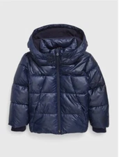 Brand New toddler boys - 4 Years - GAP shiny puffer jacket. Navy Blue