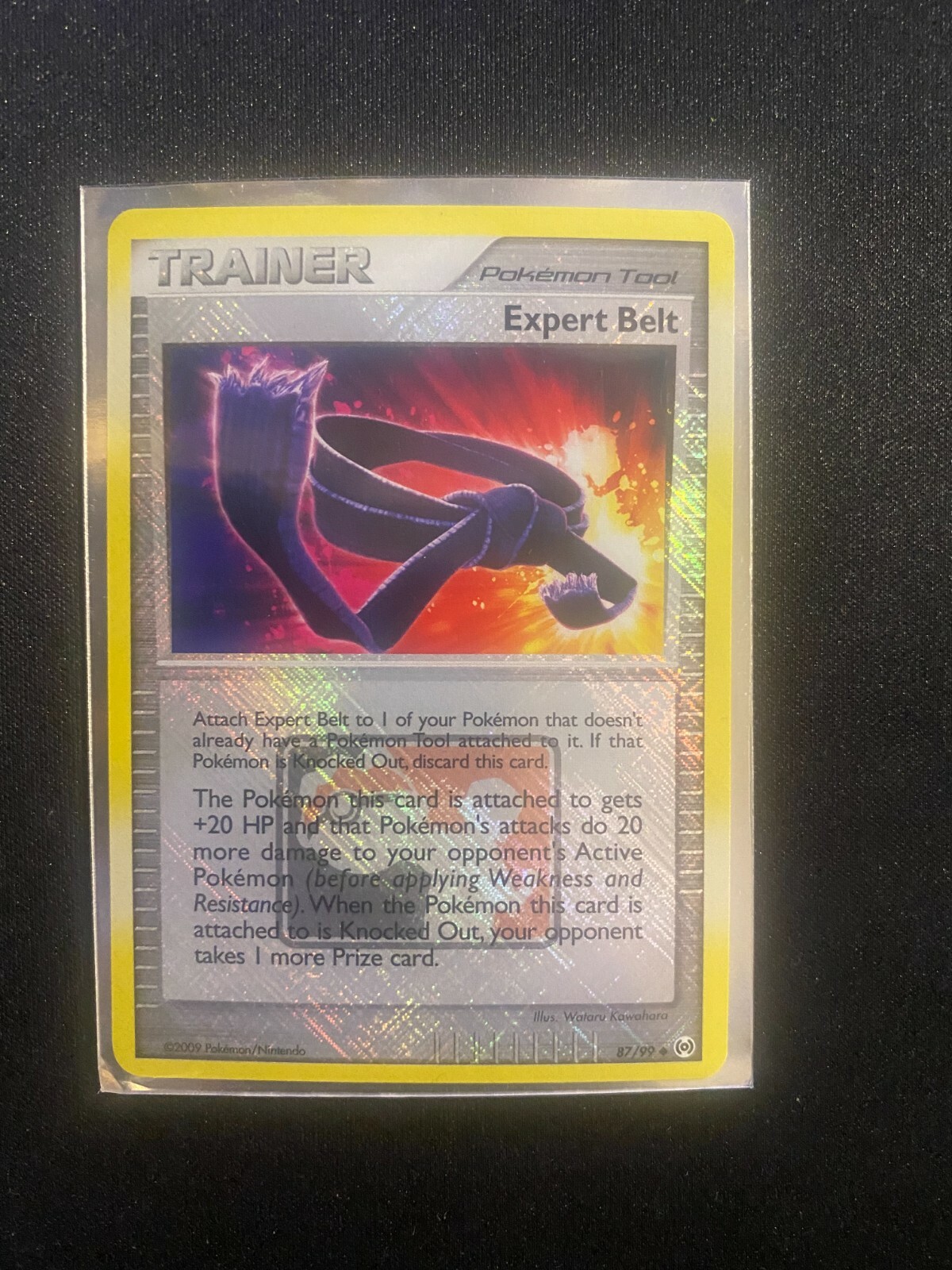 Expert Belt 87/99 Crosshatch League Promo Near Mint Pokemon Trading Card Game