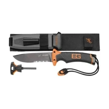 GERBER Bear Grylls Ultimate Survival Fixed Blade Knife  SERRATED or PLAIN Edge